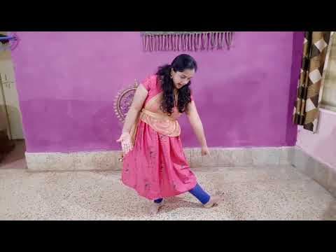 Kuchipudi classes  episode - 15 - 2nd half 4th step