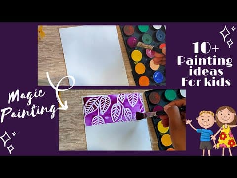 Drawing tricks for kids - magic painting - painting ideas for kids