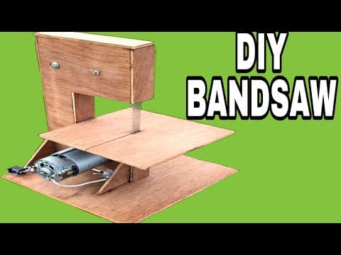 how to make a mini bandsaw at home