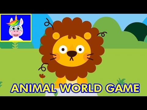 ANIMAL WORLD GAME for Kids by Papumba - App Review and Gameplay for Preschool, Toddlers and Children