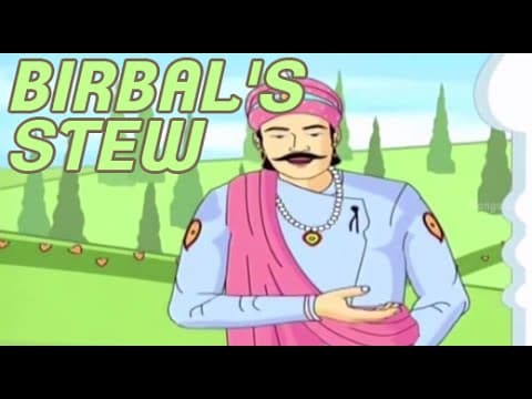 Akbar and Birbal stories | Birbal's Stew | Animated Story