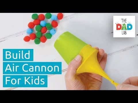 How To Make Simplest Air Cannon | Kids DIY Project