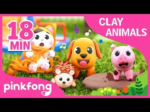 How to make Dog with Clay and more | Clay Animals