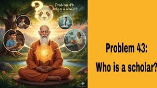 Problem 43: Who is a scholar?(@BhagavadGita_problemstosolutio‬ )