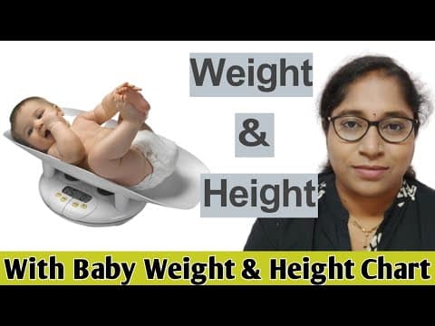 మా పాప -  బాబు ఎంత బరువు ఎత్తు ఉండాలి ! what is normal weight and height for a baby - baby growth chart
