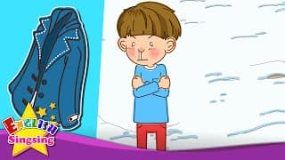 Put on your coat, hat, socks, sweater, gloves, coat. (Request/Weather) - Rap for Kids - English song