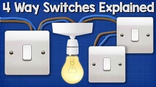 Four Way Switching Explained |How to wire Four way intermediate light switch