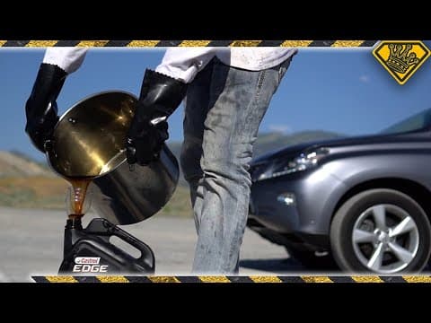 Liquid Nitrogen Meets Boiling Motor Oil