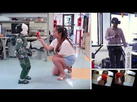 iCub, IIT’s teleoperated robot toddler