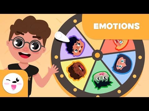 Emotions for kids - happiness sadness fear anger disgust and surprise