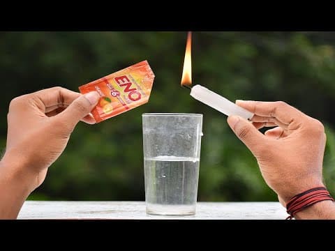 3 Amazing Science Experiments With ENO - Science Experiments To Do At Home
