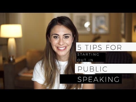 5 Tips For Public Speaking  For beginners