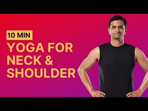 10 min Morning Yoga for Neck & Shoulder Relief | Yoga with Naveen