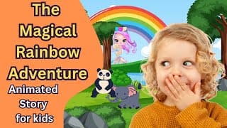 Animated story for kids/ The magical Rainbow adventure/ABC Song/Nursery Rhymes/Good news for parents