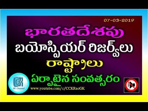 Biosphere Reserves in India