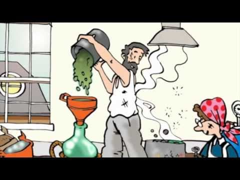 Marie Curie finds radium with her husband Pierre