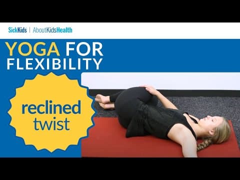Yoga for Flexibility  Reclined Twist