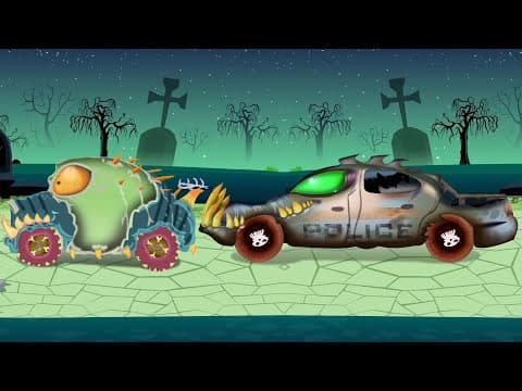 Police Monster Chase, Halloween Videos For Kids