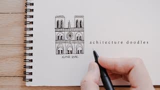 How To Draw Buildings | Architecture Doodles For Beginners