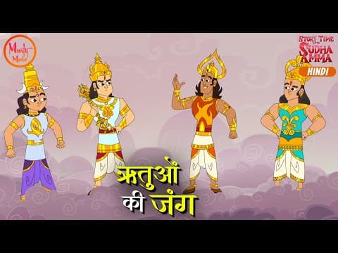 ऋतुओं की जंग | Battle of the Seasons | Hindi Moral Story | Story Time with Sudha Amma