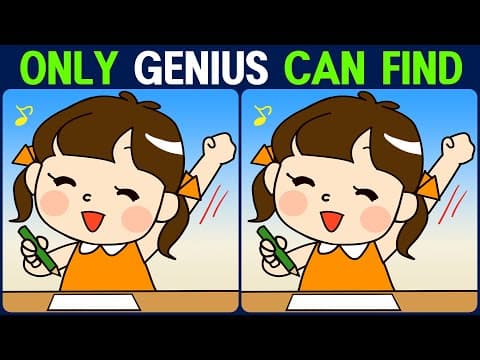 【Find the Difference】 Moderate difficulty! Find the difference in 90 seconds!