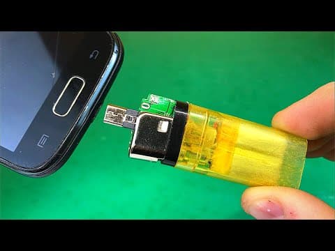 Make power bank using lighter