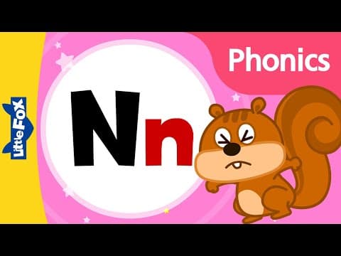 Phonics song - letter nn - phonics sounds of alphabet - nursery rhymes for kids