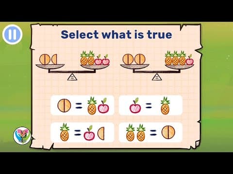Kids Learn Logic Using Balance Scale