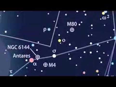 Touring the constellation Scorpius - YouTube
