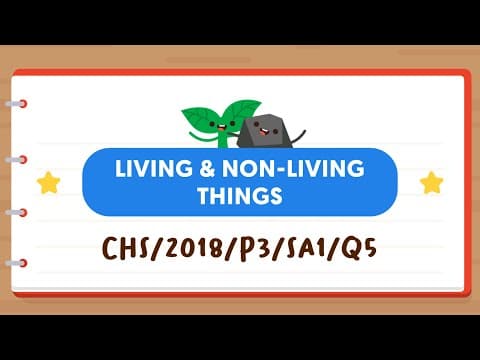 PSLE SCIENCE MADE SIMPLE EP98 | Living & Non-Living Things | A Grasshopper's Survival Kit