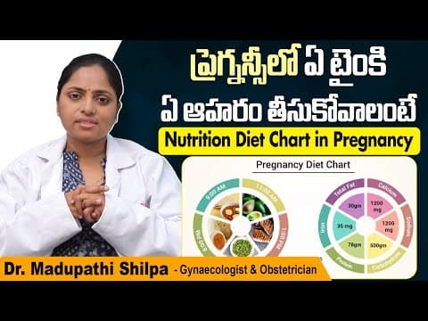 ఏ టైం కి ఏ ఆహరం || Healthy Diet Plan For Pregnant Women || Nutrition Tips | Dr Shilpa Women's Clinic