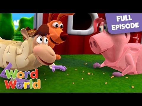 The Mystery of the Disappearing Pie | WordWorld Full Episode!