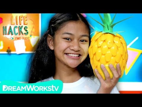 DIY Pineapple Lamp | LIFE HACKS FOR KIDS | DIY