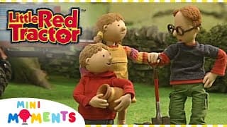 Finding Buried Treasure Little Red Tractor Full Episodes | Mini Moments