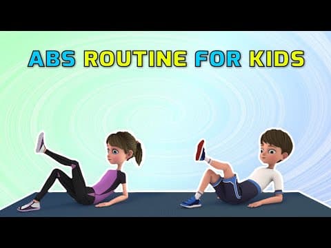 ABS ROUTINE FOR KIDS: LOW IMPACT EXERCISE | Kids Exercise
