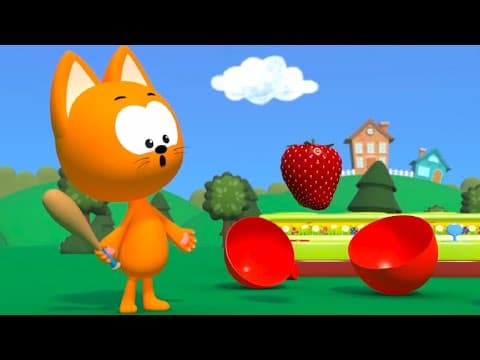Kitty's Games - Learn Colors with Kote Kitty and Surprise Eggs - premiere on the channel