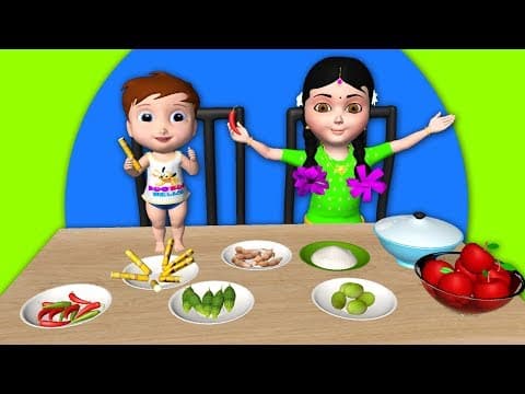 Learn ruchulu - the taste song - animated rhmyes for kids