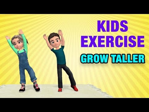 Kids exercises to grow taller: home activities