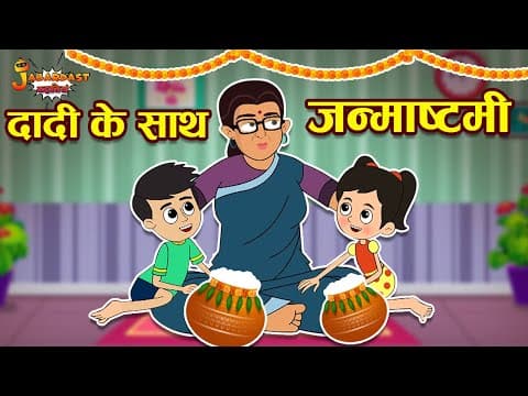 दादी के साथ जन्माष्टमी | Janmashtami Special | Jabardast Hindi Kahaniya | Moral Story | कथा | Story