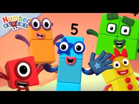 Five and friends | Learn to Count | Magic maths for Kids