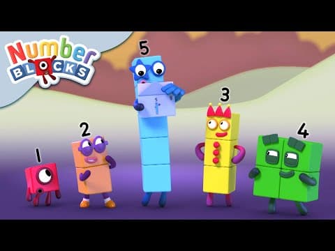 Five and Friends Invitation | Learn to Count