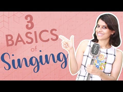 What are the 3 basics of Singing? | VoxGuru ft. Pratibha Sarathy