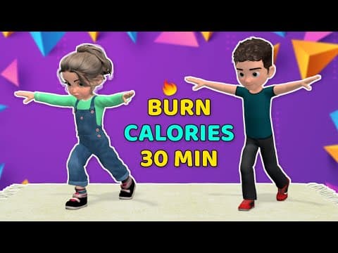 KIDS EXERCISE - BURN CALORIES IN 30 MINUTES