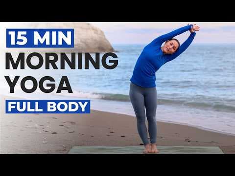 15 Min Morning Yoga Flow | Full Body Yoga For All Levels