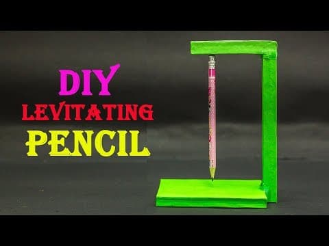 How To Make Levitating Pencil | School Science Projects