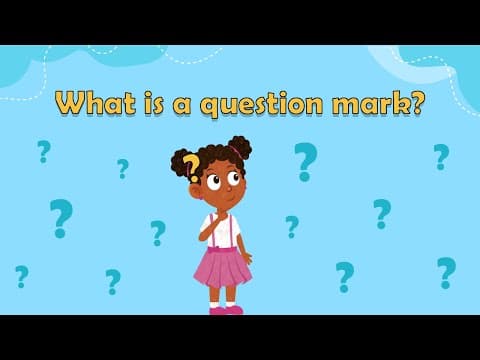 What is a question mark - Question marks explained - Question marks for kids - Kids punctuation