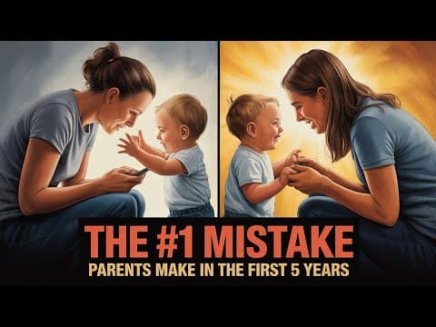 The #1 Mistake Parents Make in the First 5 Years (And How It Silently Affects Their Child Forever)