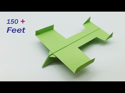 How To Make a Paper Airplane That Flies Really Far  Best Paper Planes