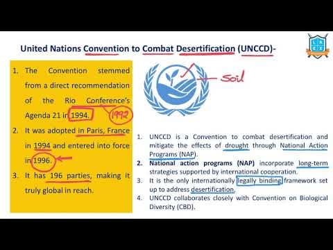 What is United Nations Convention on Combating Desertification? | UNCCD అంటే ఏమిటి?