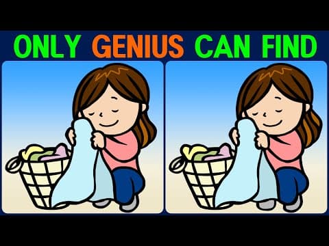 【Find the Difference】 Spot the differences in similar picture puzzles!